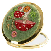powder-embroidered-toadstools-compact-mirror---sage-green-34477333