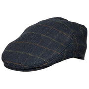 dents-colliford-check-tweed-flat-cap---navy-34490464
