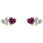 elements-gold-toi-et-moi-heart-garnet-and-topaz-9ct-gold-earrings---goldred-35460957