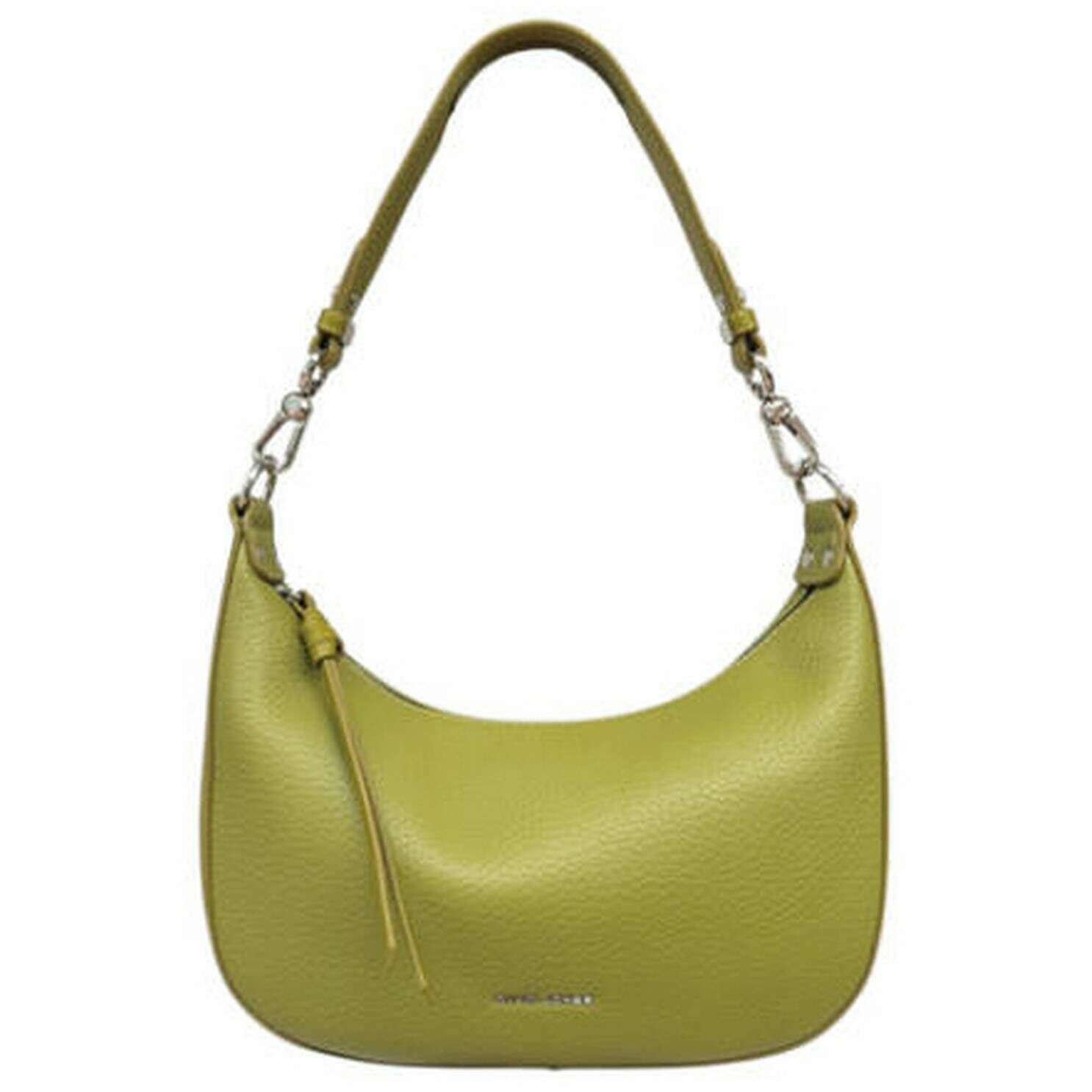 David Jones Scoop Shoulder Bag Dark Lime Green