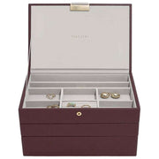 stackers-classic-jewellery-box-set-of-3---burgundy-35902694