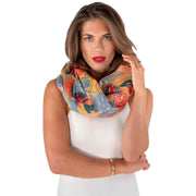 powder-exotic-leaves-infinity-scarf---blueredyellow-35503443