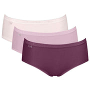 sloggi-3-pack-basic-midi-knickers---purple-35025320
