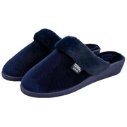 isotoner-sparkle-velour-heeled-mule-slippers---navy-34523128