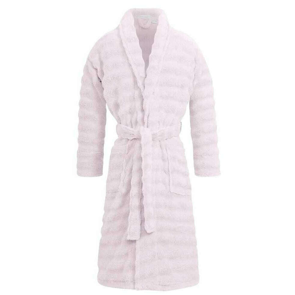 Bown of London Oceania Towelling Dressing Gown - Pale Pink Bown of London Oceania Towelling Dressing Gown - Pale Pink
