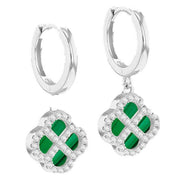 kj-beckett-malachite-clover-hoop-earrings---silvergreen-35461617