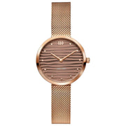 Danish Design Amelia Wrist Watch - Ripple Choco Brown
