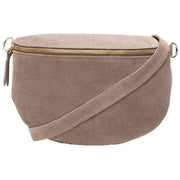 Elie Beaumont Suede Large Sling Bag - Mink Beige