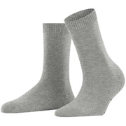 Falke Cosy Wool Socks - Light Heather Grey
