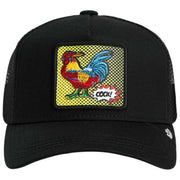 Goorin Bros Pop Art Rooster Trucker Hat - Black/Yellow