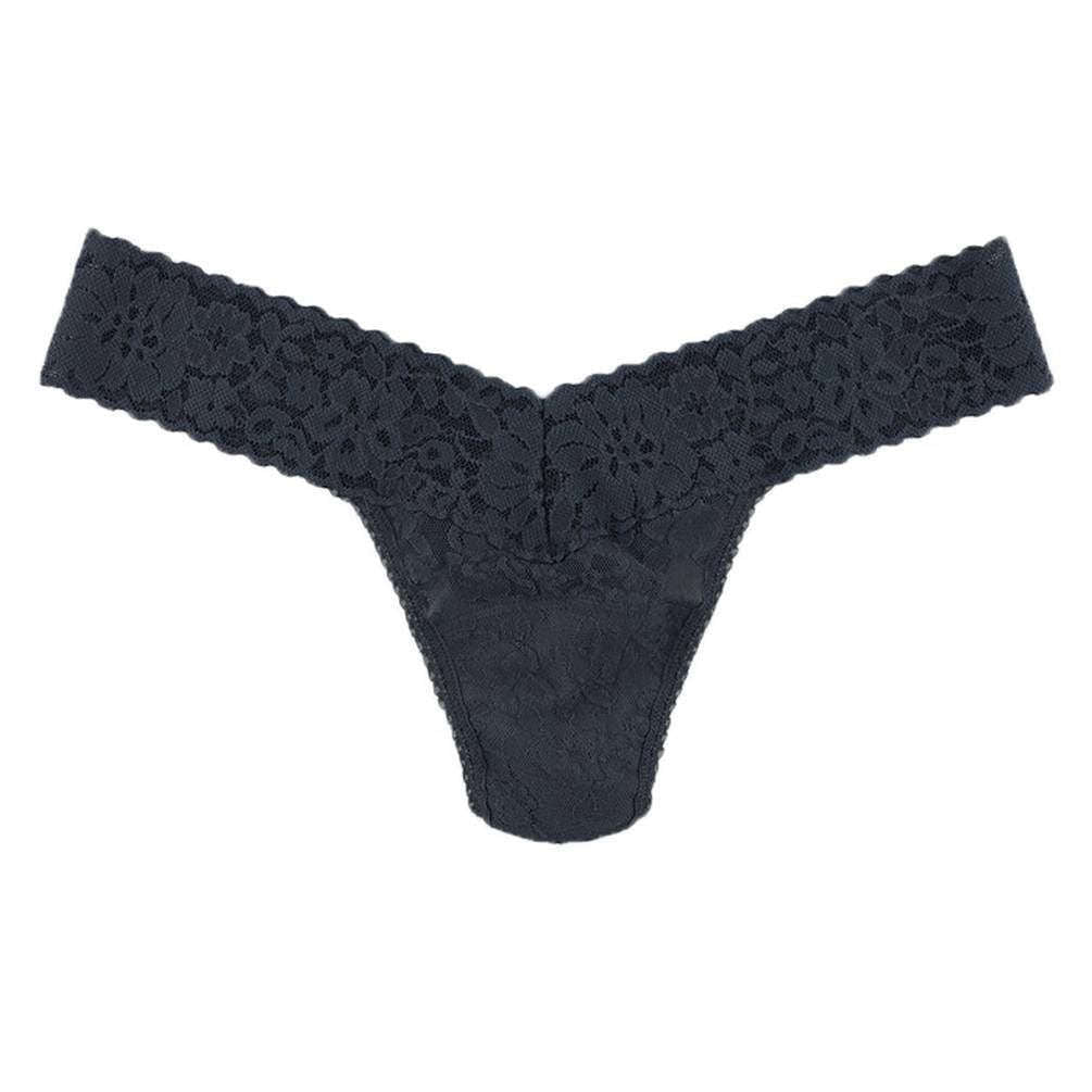 Womens Hanky Panky blue Signature Lace Low-Rise Thong