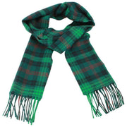 Ingles Buchan Ross Hunting Lambswool Scarf - Green/Black/Red