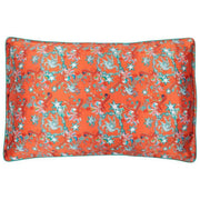 Jessica Russell Flint Golden Goose Silk Pillowcase - Orange/White/Blue