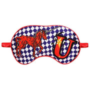 Jessica Russell Flint U for Unicorn Silk Eye Mask - Pink/Yellow