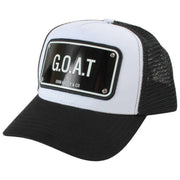 John Hatter GOAT Aluminium Trucker Hat - Black/White