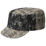 Kangol Denim Mashup Army Cap - Black Topstitch