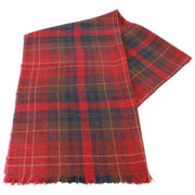 Locharron of Scotland Brock Caledonia Ruby Luxury Scarf - Red/Navy