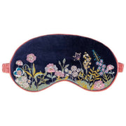 Powder Luxury Velvet Eye Mask - Navy Blue