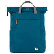 Roka Finchley A Large Recycled Canvas Backpack - Sapphire Blue