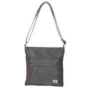 Roka Kennington B Medium Sustainable Nylon Cross Body Bag - Graphite Grey
