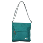 Roka Kennington B Medium Sustainable Nylon Cross Body Bag - Teal Green