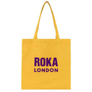 Roka Notting Hill Small Tote Bag - Yellow/Purple