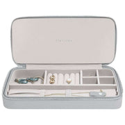 Stackers Sleek Necklace Zipped Travel Jewellery Box - Pebble Grey