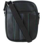 Ted Baker Keiigan Striped Flight Bag - Black