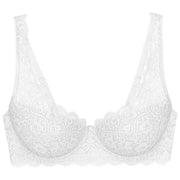 Triumph Amourette Wired Padded Lace Bra - White