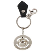Vivienne Westwood 3D Orb Keyring - Black/Silver