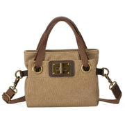 ZEDE Pont Des Arts XS Cross Body Bag - Beige Khaki