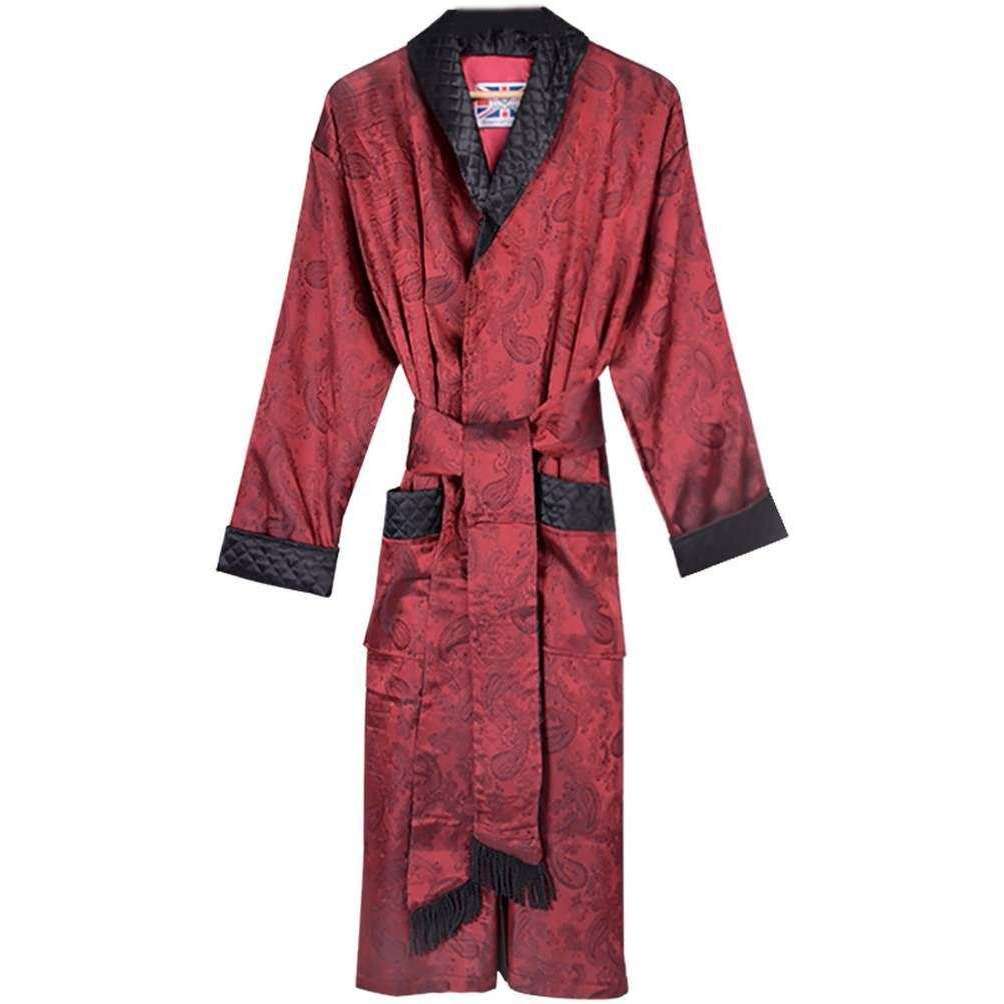 mens burgundy dressing gown Buy Men's Red Robes Online