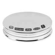 Orton West Display Hallmark Pill Box - Silver