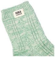 Roka Wallace Crew Socks - Matcha Green