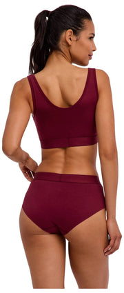 Falke Daily Comfort Print 2-Pack Bustier Bralette - Red