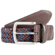 dents-woven-leather-and-cotton-belt---blue-34490484