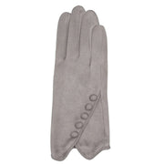 dents-buttoned-faux-suede-gloves---dove-grey-34478032