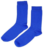 Bassin and Brown 5 Pack Plain Bamboo Socks - Green/Red/Navy/Black/Blue