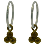 ti2-titanium-triple-bead-charm-hoop-earrings---tan-34437802