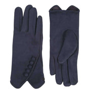 dents-buttoned-faux-suede-gloves---navy-34478024