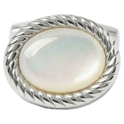 simon-carter-charles-mother-of-pearl-cufflinks---whitesilver-35447002