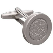 david-van-hagen-hammered-metal-cufflinks---silver-34497139