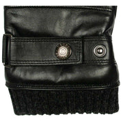 dents-skipton-knitted-cuff-stitch-detail-leather-gloves---black-34490444