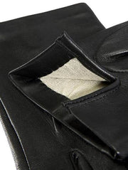 Dents Keswick Silk Lined Leather Gloves - Black