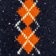 dents-argyle-marl-yarn-knitted-gloves---navypumpkin-orange-34478130
