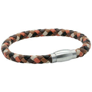 david-van-hagen-leather-bracelet---blackorangebrown-34515485