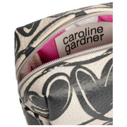 caroline-gardner-mono-linked-hearts-ultra-mini-cube-cosmetic-bag---blackcream-35903490