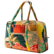 powder-exotic-leaves-luxe-weekend-bag---beigeredgreen-35503609