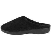 isotoner-popcorn-terry-mule-slippers---black-34523088
