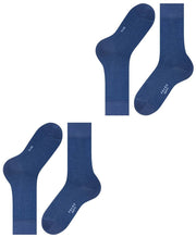 Falke Happy 2 Pack Socks - Royal Blue